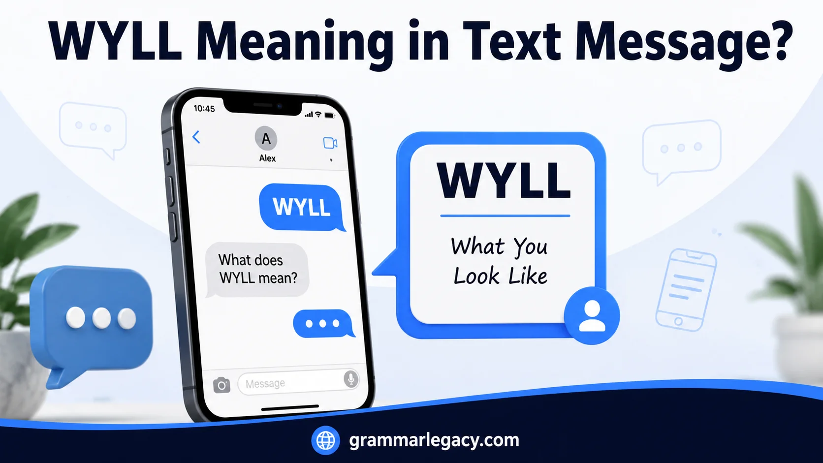 WYLL Meaning in Text Message?